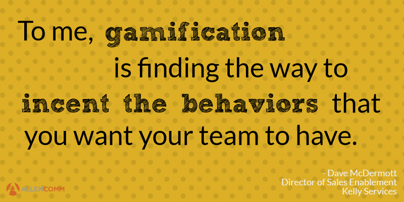 Gamification incentivizes behaviors you want