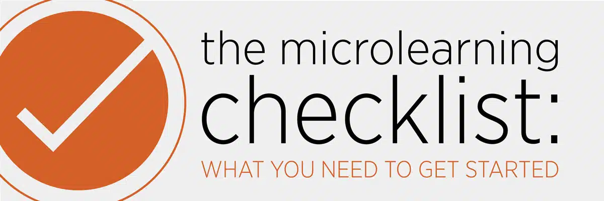 Microlearning Checklist