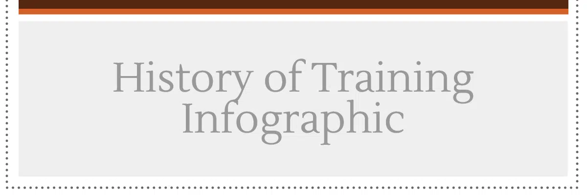 The history of training and development