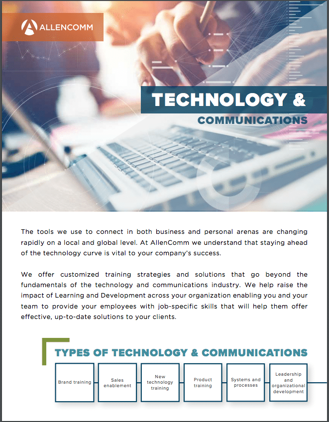 Technology and Communications Training