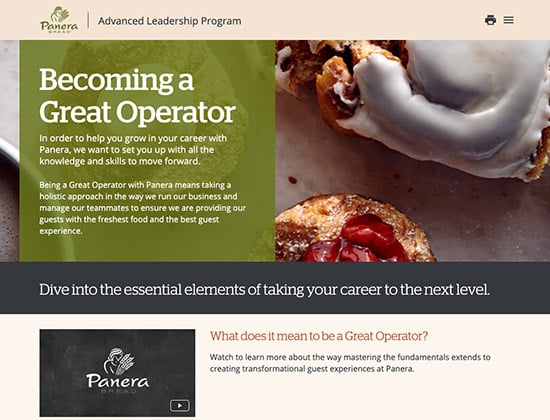 <h1><span style="color: #333333">PANERA BREAD EMBOLDENS NEW LEADERS TO RISE </h1>