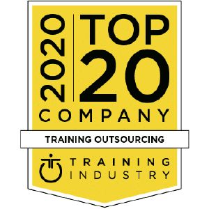 Custom eLearning Development Page Training Industry Badge