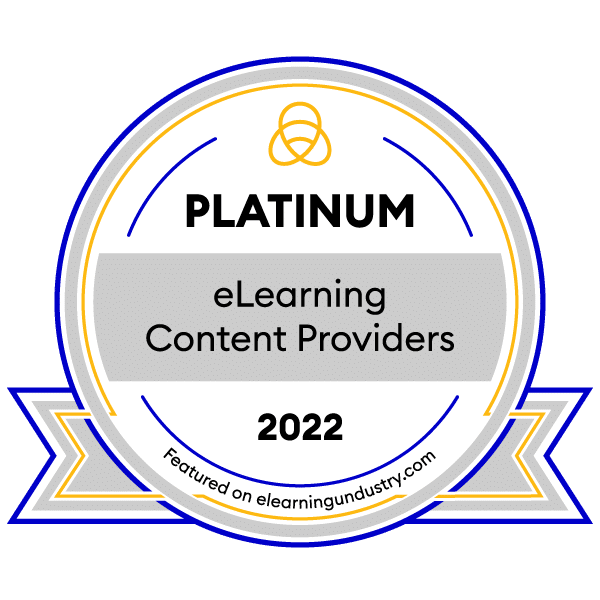Custom eLearning Development Page eLearning Industry Badge